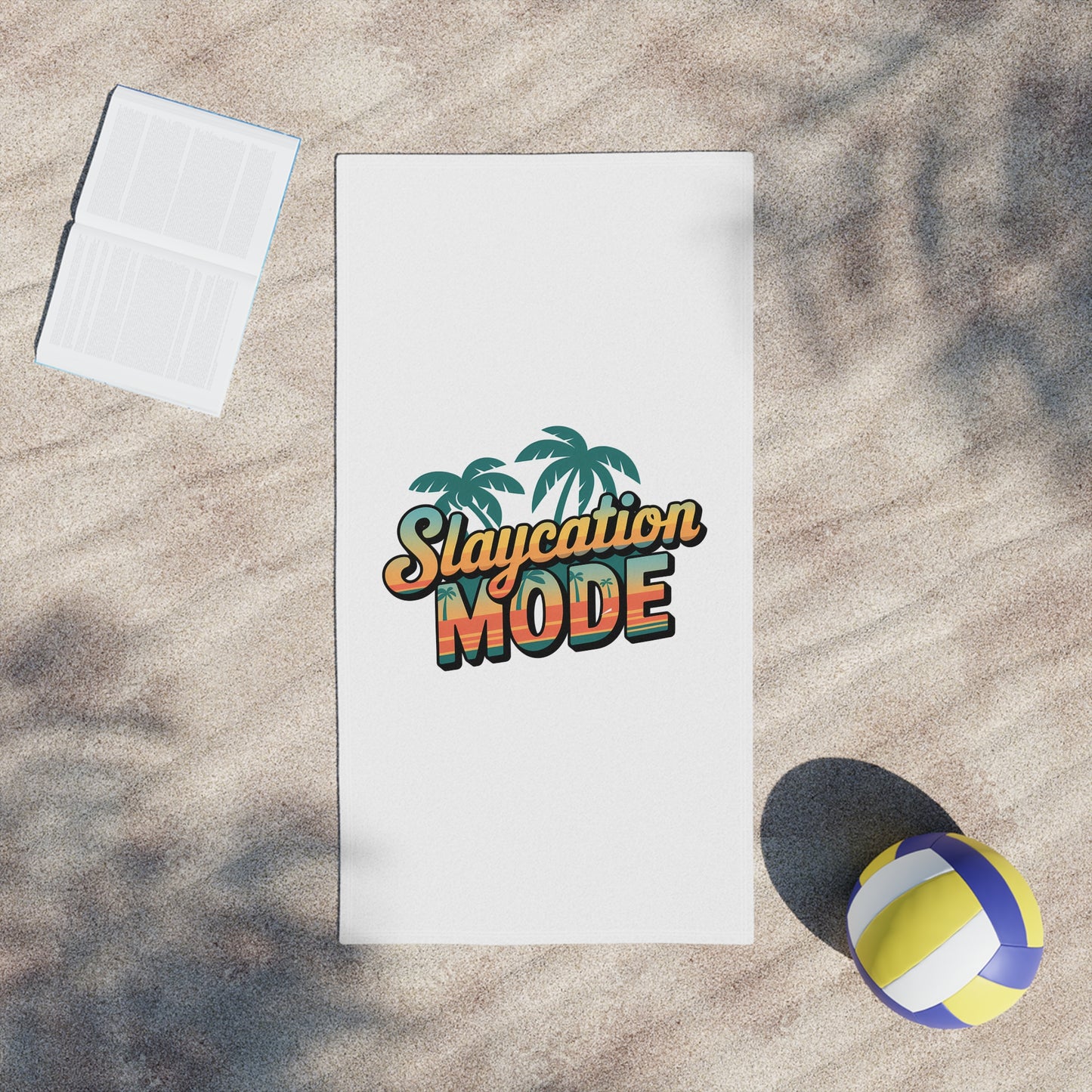 Slaycation Mode - Beach Towel