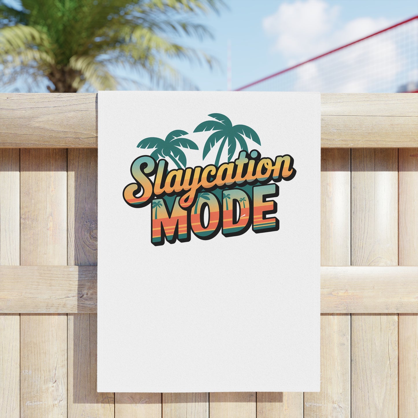 Slaycation Mode - Beach Towel