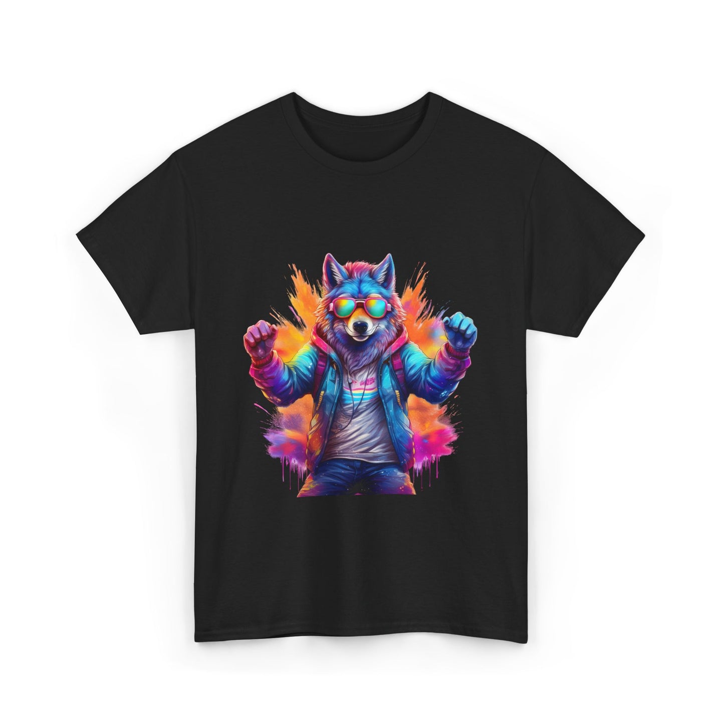 Vibrant Wolf